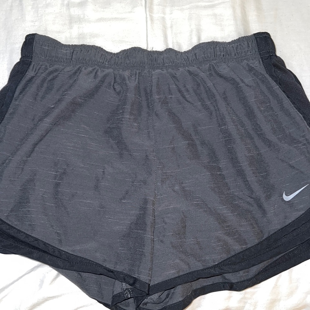 Nike gray and black shorts